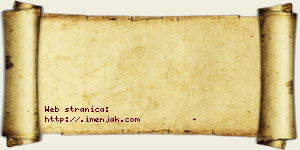 Irina Mladenović vizit kartica